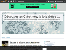 Tablet Screenshot of decouvertescreatives.over-blog.com