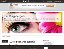 Tablet Screenshot of le-mag-de-gali.over-blog.com