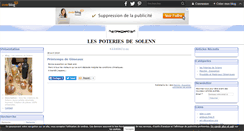 Desktop Screenshot of lespoteriesdesolenn.over-blog.com