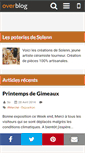 Mobile Screenshot of lespoteriesdesolenn.over-blog.com