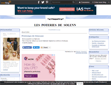 Tablet Screenshot of lespoteriesdesolenn.over-blog.com
