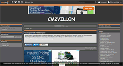 Desktop Screenshot of cm2villon.over-blog.com