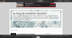 Desktop Screenshot of mathilde.vernillet.over-blog.com