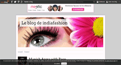 Desktop Screenshot of indiafashion.over-blog.com