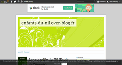 Desktop Screenshot of enfants-du-nil.over-blog.fr