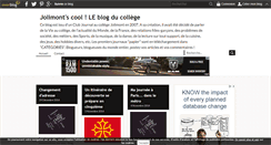 Desktop Screenshot of journalcollegejolimont.over-blog.com