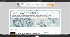 Desktop Screenshot of letrubliondidactique.over-blog.com