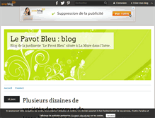 Tablet Screenshot of lepavotbleu.over-blog.fr
