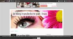 Desktop Screenshot of ivandeduve.over-blog.com