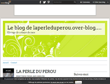 Tablet Screenshot of laperleduperou.over-blog.com
