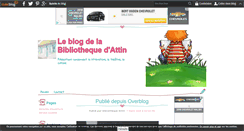 Desktop Screenshot of bibliotheque-attin.over-blog.fr