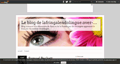 Desktop Screenshot of lafringalendolingue.over-blog.com