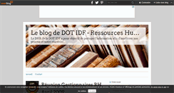 Desktop Screenshot of leblogdeladotidf.over-blog.fr