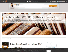 Tablet Screenshot of leblogdeladotidf.over-blog.fr