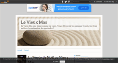 Desktop Screenshot of le-vieux-mas.over-blog.fr