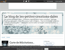 Tablet Screenshot of les-petites-creations-dalex.over-blog.com