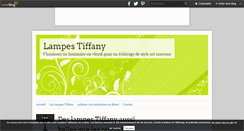 Desktop Screenshot of lampe-tiffany.over-blog.fr