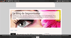 Desktop Screenshot of improvisatoretatravers.over-blog.com