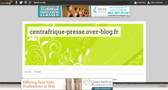Desktop Screenshot of centrafrique-presse.over-blog.fr