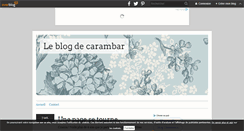 Desktop Screenshot of lescrapdecarambar.over-blog.com