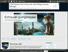 Tablet Screenshot of animations-echiquierguingampais.over-blog.com