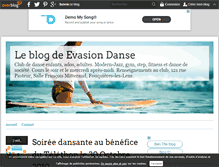 Tablet Screenshot of evasiondanse-fouquieres.over-blog.com