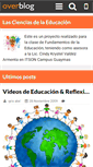 Mobile Screenshot of cienciasdelaeducacion.over-blog.com