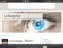 Tablet Screenshot of lesingulier.over-blog.com