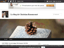 Tablet Screenshot of christian-renoncourt.over-blog.com