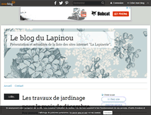 Tablet Screenshot of la-lapinerie.over-blog.com