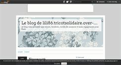 Desktop Screenshot of lili86.tricotsolidaire.over-blog.com