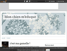 Tablet Screenshot of monchienmeduque.over-blog.com