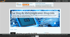 Desktop Screenshot of lifebynight.over-blog.com