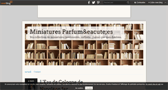 Desktop Screenshot of miniaturesparfumees.over-blog.com