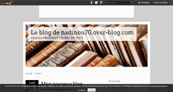 Desktop Screenshot of nadinou70.over-blog.com