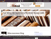 Tablet Screenshot of nadinou70.over-blog.com