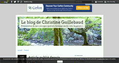 Desktop Screenshot of christine.guillebaud.over-blog.com