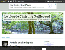 Tablet Screenshot of christine.guillebaud.over-blog.com