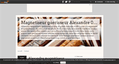 Desktop Screenshot of magnetiseur.guerisseur.rebouteux.over-blog.com