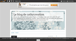 Desktop Screenshot of cathycreation.over-blog.com
