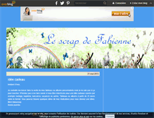 Tablet Screenshot of lescrapdefabienne.over-blog.com