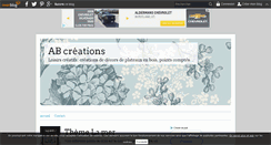 Desktop Screenshot of alexcreations.over-blog.fr