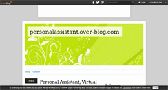 Desktop Screenshot of personalassistant.over-blog.com