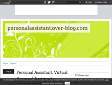 Tablet Screenshot of personalassistant.over-blog.com