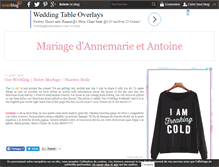 Tablet Screenshot of annemarieandantoineswedding.over-blog.com