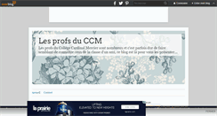 Desktop Screenshot of profsduccm.over-blog.fr