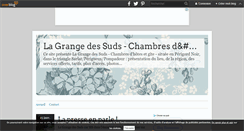 Desktop Screenshot of lagrangedessuds.over-blog.com