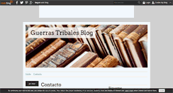 Desktop Screenshot of guerrastribales.over-blog.es