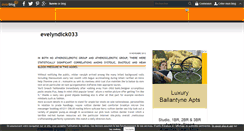 Desktop Screenshot of evelyndick033.over-blog.com