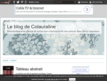Tablet Screenshot of colauraline.over-blog.fr